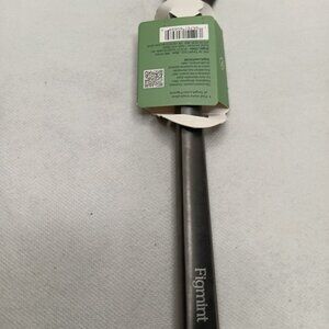 mini spatula matte black- figmint- stainless steel cookware utensil, nwt,